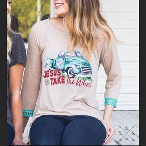 Jesus Take the Wheel Blouse